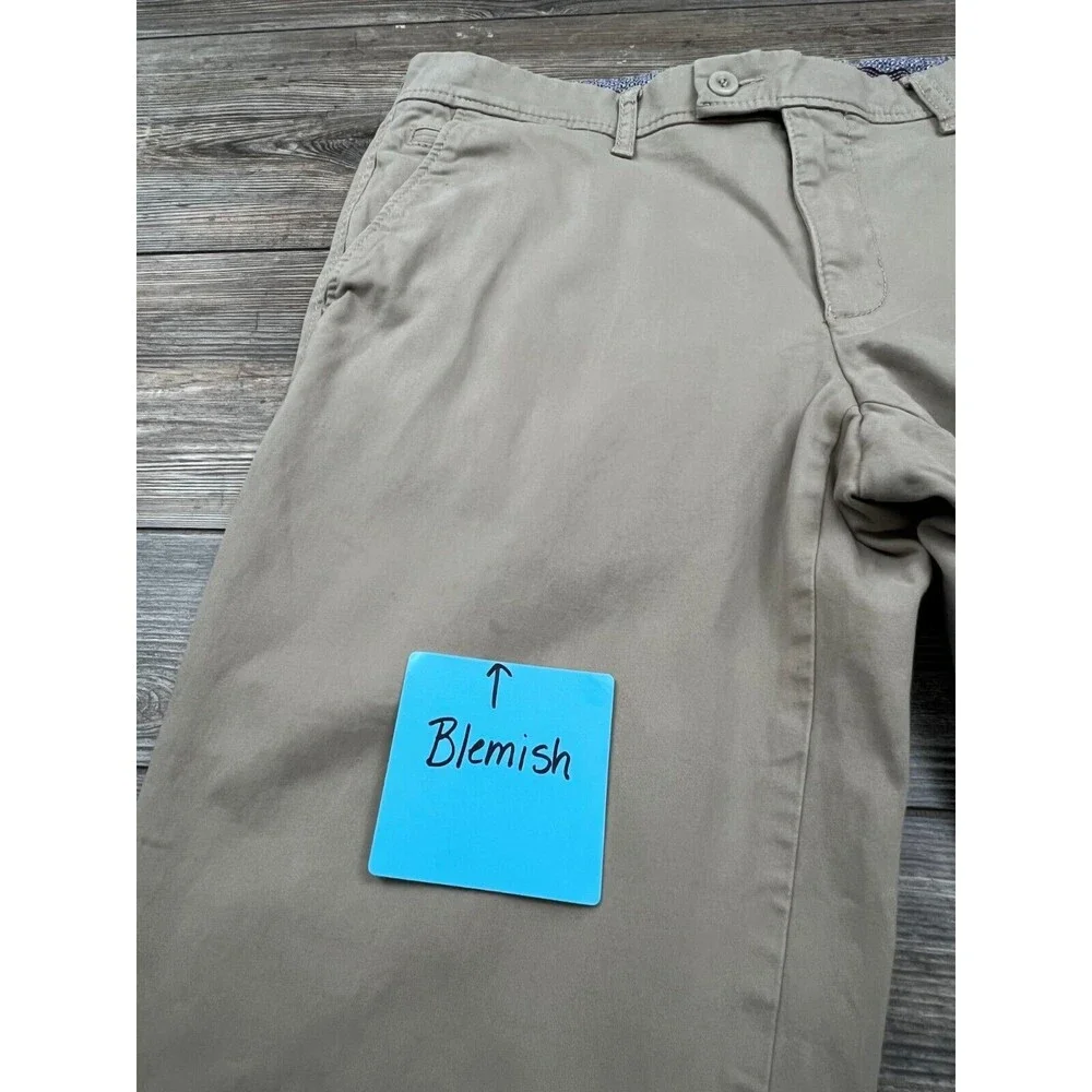 Brax‎ Mens Chino Pants Brown 34/32  (34/28.5 ACTUAL) Beige Straight